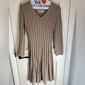 Eliza J Women's Cable Knit Sweater Dress